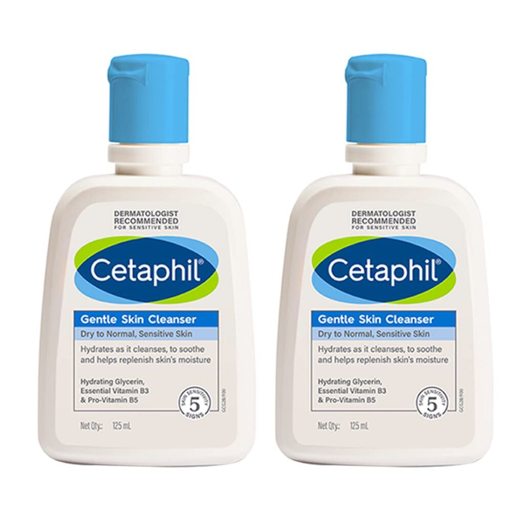 Cetaphil Gentle Skin Cleanser 125ml (Pack of 2)